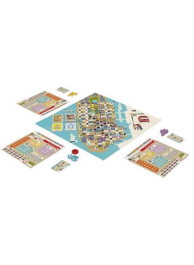 IELLO: Get On Board: New York & London, A Flip & Write Game, Clever & Original, 30 Minute Play Time, 2 to 5 Players, for Ages 8 and Up - Image 4