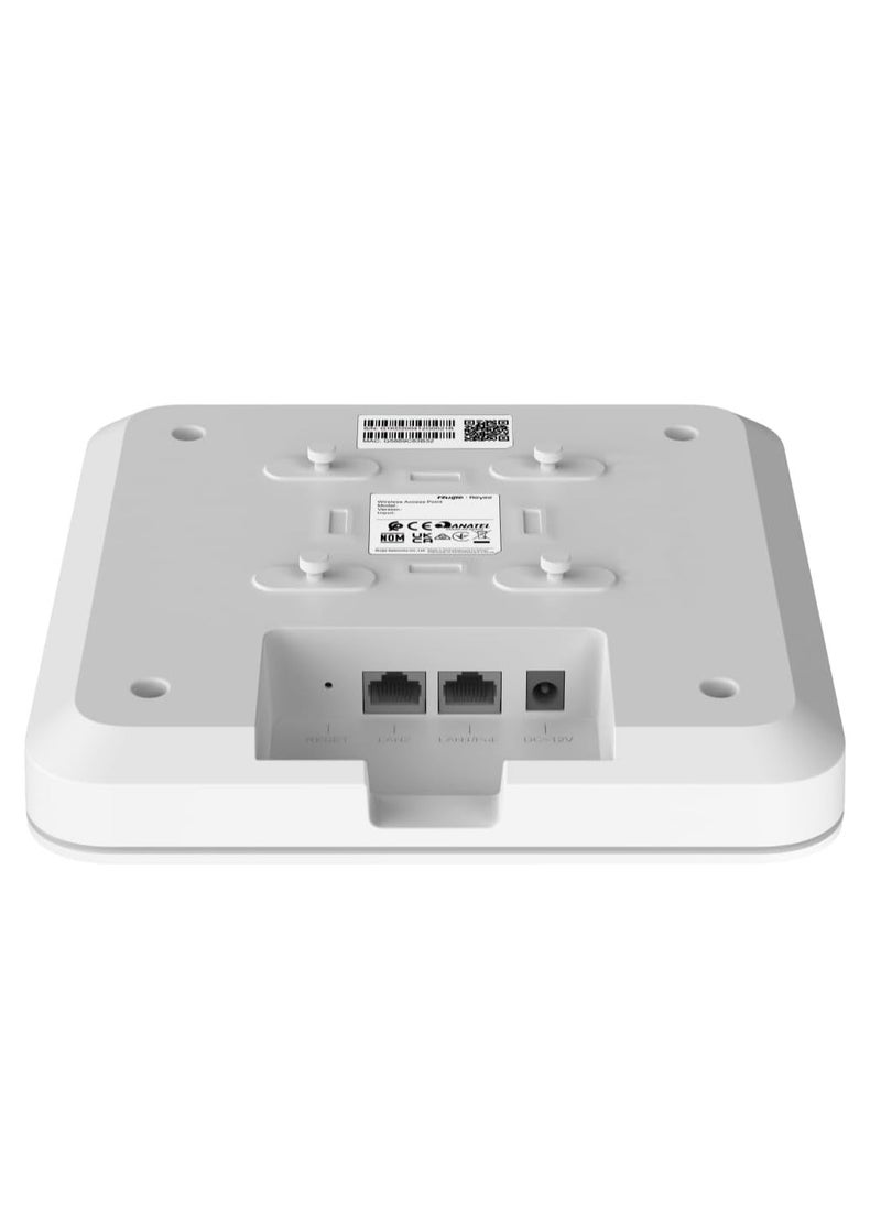 Ruijie REYEE RG-RAP2200(F) is a Wi-Fi 5 (802.11ac) ceiling-mounted access point from Ruijie Reyee  - Image 2