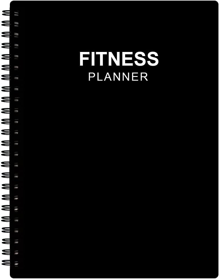 Nokingo Fitness Planner for Women & Men - A5 Workout Log Book/Exercise Workout Log to Track Weight Loss, GYM, Bodybuilding Progress - Daily Health & Wellness Workout Journals, 5.8X8.25 In Workout Book - Image 1