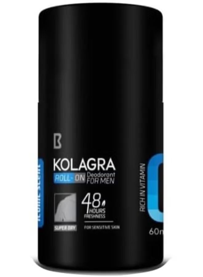 Kolagra Roll-On Deodorant for Men Iconic Scent 60 ml