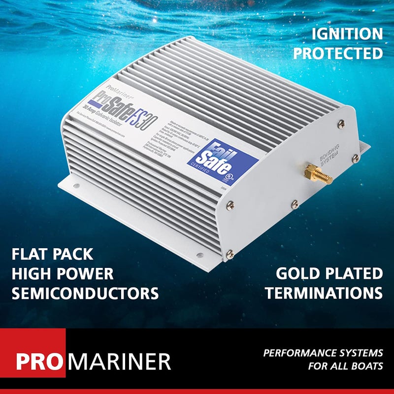 ProMariner 22034 ProSafe 30 Amp Galvanic Isolator, Silver - Image 3