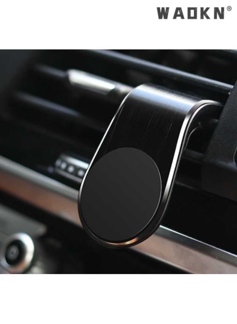 WAOKN Magnetic Air Vent Car Phone Holder, Universal Magnetic Mount for Smartphones, Secure and Stable Vent Clip Design, Ideal for Hands-Free Navigation, Enhances Driving Safety, Sleek and Compact - Image 4