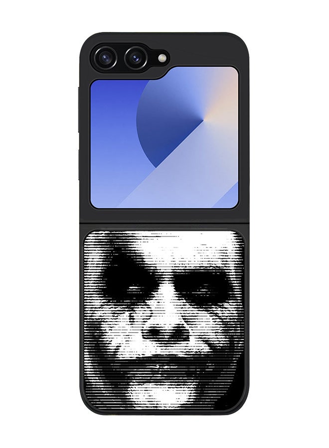 Stylizedd Rugged Black edge case for Samsung Galaxy Z Flip7 FE, Slim fit Soft Case Flexible Rubber Edges Anti Drop TPU Gel Thin Cover -  Joker - Image 1