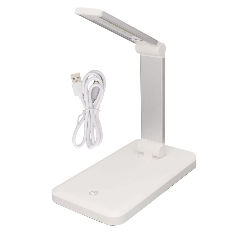 مصباح أظافر LED قابل للطي احترافي بقوة 10 واط مجفف طلاء الأظافر مع 10 شرائح LED تجفيف سريع يعمل بتقنية USB قاعدة قابلة للطي للاستخدام المنزلي أو في الصالون بلون أبيض وذهبي - Image 2