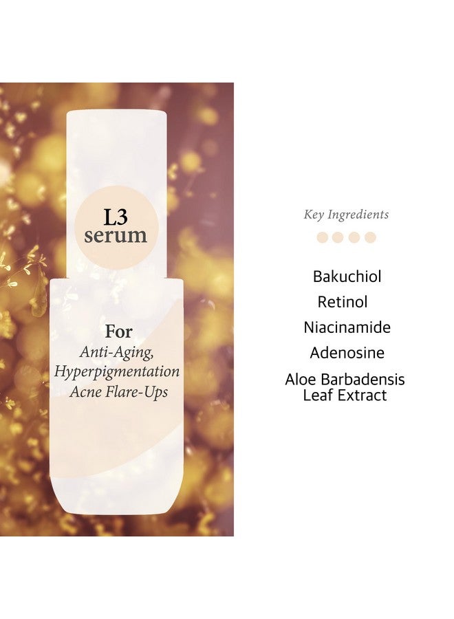 Cos De BAHA Retinol 1% Bakuchiol 2% Serum With Retinol For Face Antiaging Hyperpigmentation And Acne Flareups 1 Fl Oz (30Ml) - Image 3