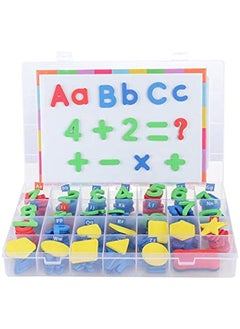 DURKU Colorful Magnetic Alphabet Letters Kit - 216 Pcs for Preschool Kids and Toddlers, with Double-Sided Magnet Board for Spelling and Learning  - Image 2