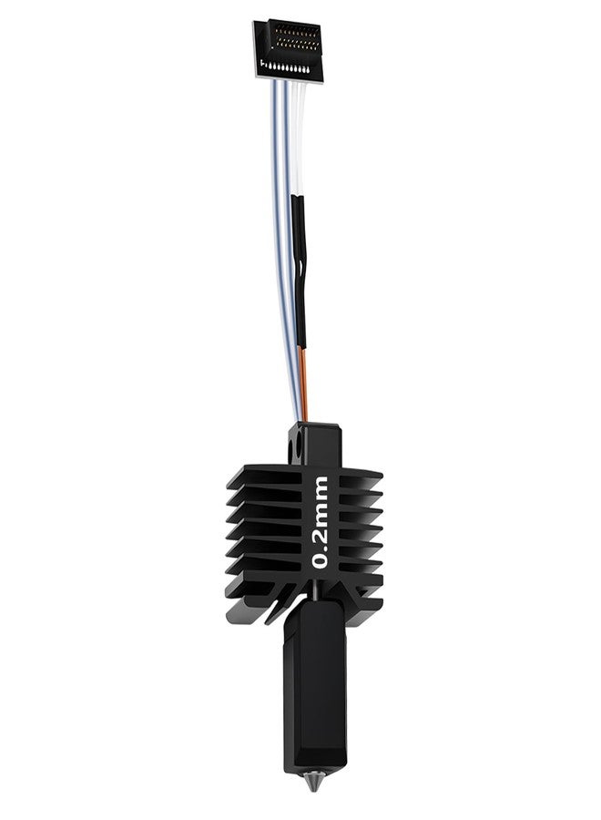 LANKEGU 【Upgraded All-Metal Hotend】0.2mm Hardened Steel Nozzle Hotend Assembly for Bambu Lab P1S/P1P Printers, 24V 48W Ceramic Heater with High-Temp Thermistor Replacement Hotend for P1 Series 3D Printers - Image 1