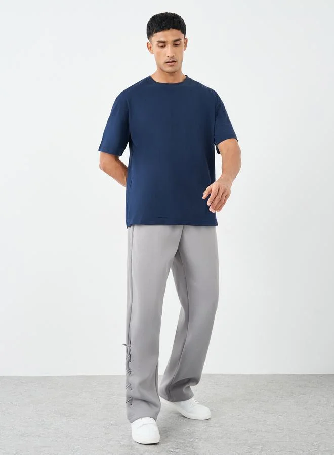 Styli Styli Men Oversized StreetWear Back Graphic T-Shirt