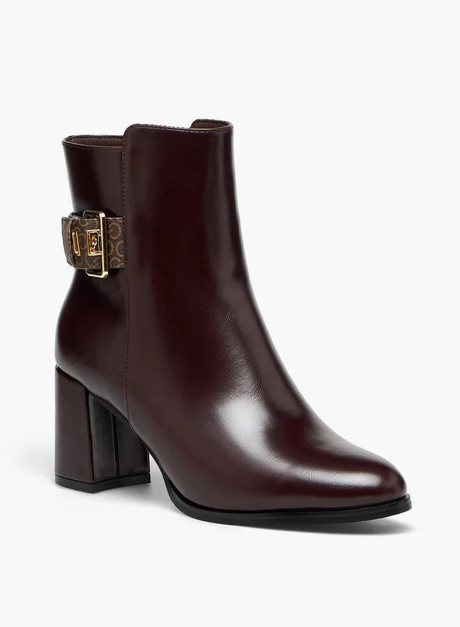 سيليست Women Buckled Block Heel Boots