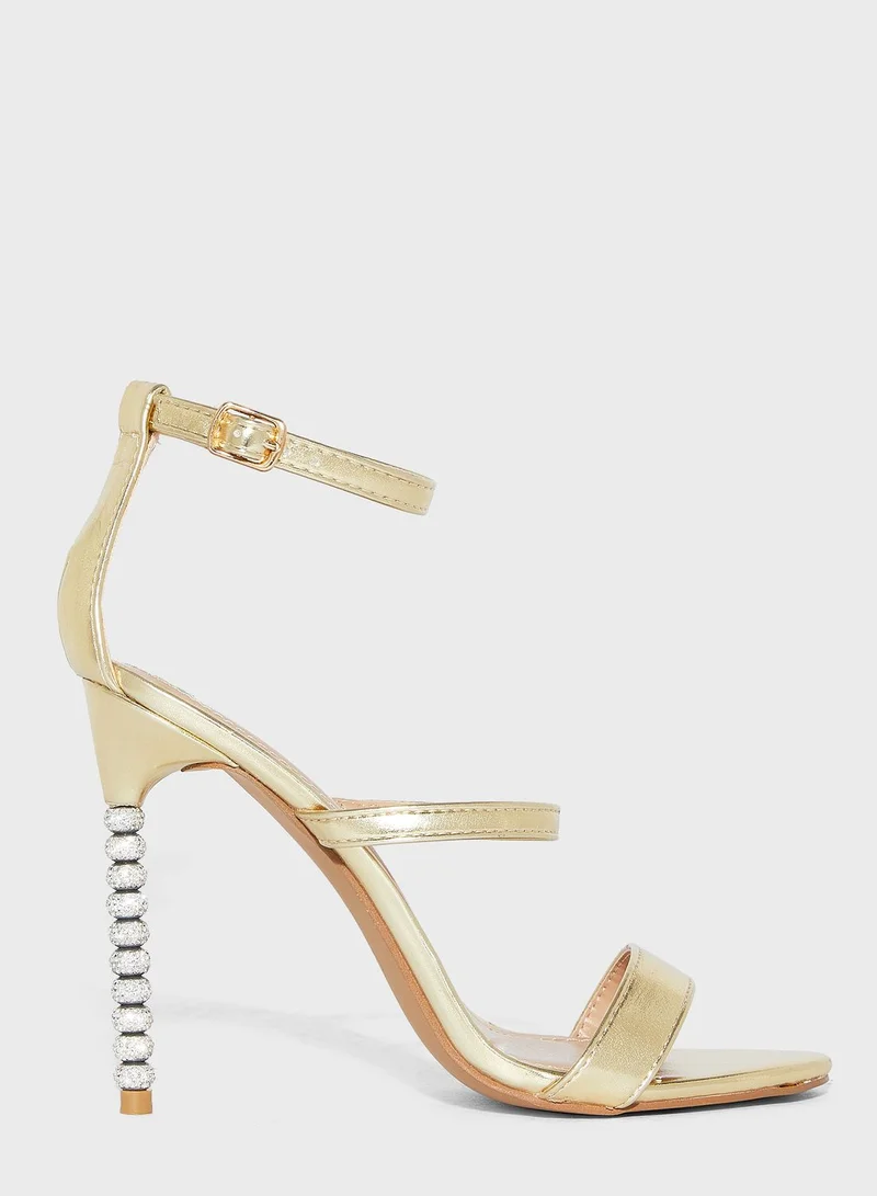 MODE Ankle Strap High Heel Sandals
