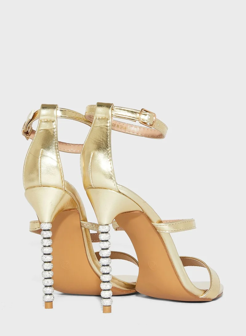 MODE Ankle Strap High Heel Sandals