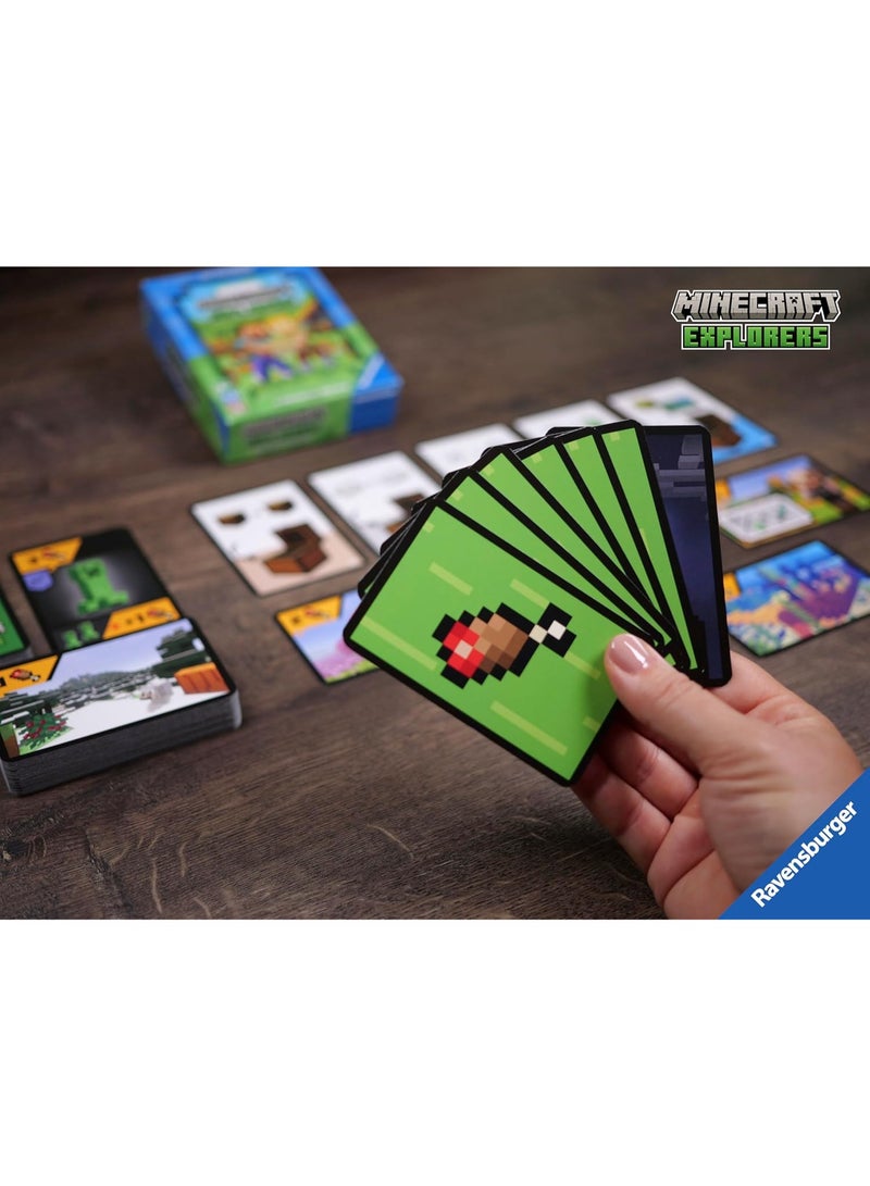 Ravensburger لعبة بطاقات رافينسبورجر ماينكرافت المستكشفون التعاونية - لعبة مغامرة جماعية للأطفال والعائلات، لعبة قائمة على المهام، استراتيجية سهلة التعلم، تنسيق لعب سريع، لعبة ممتعة لليالي الداخلية للأعمار 8 وما فوق | 21580-5 - Image 2