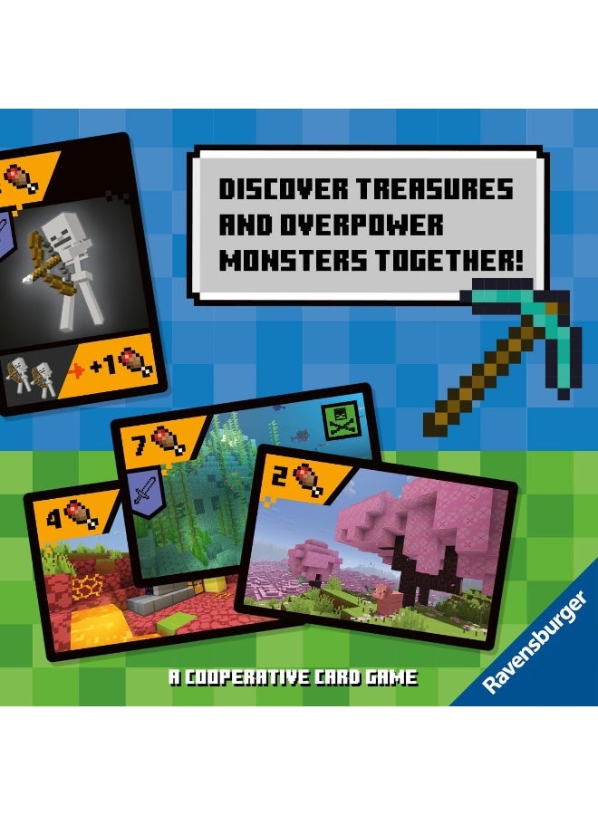 Ravensburger لعبة بطاقات رافينسبورجر ماينكرافت المستكشفون التعاونية - لعبة مغامرة جماعية للأطفال والعائلات، لعبة قائمة على المهام، استراتيجية سهلة التعلم، تنسيق لعب سريع، لعبة ممتعة لليالي الداخلية للأعمار 8 وما فوق | 21580-5 - Image 4