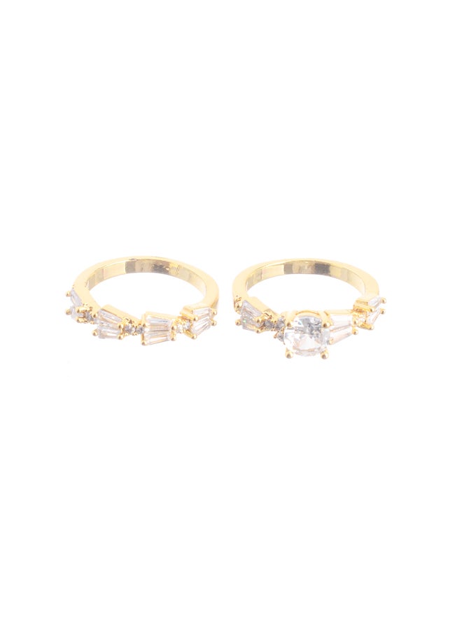 Akher el Ankoud - Zircon Stone Ring Size 18 - Image 1