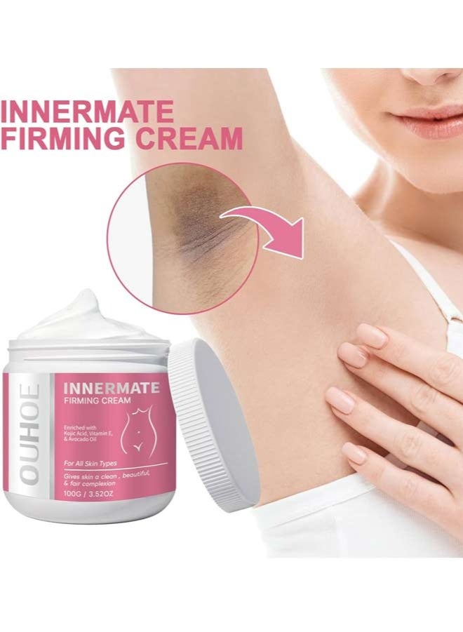 OUHOE Whitening Cream,Intimate Area Skin Lightening Cream, Skin Whitening Cream Bleaching Cream for Intimate Area, Underarm, Knees, Elbows, Inner Thigh, Bikini Line, Armpit Parts - Image 2