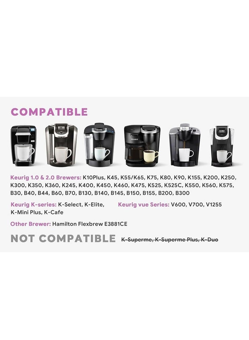 2 Pack Reusable K-Cups for Keurig 1.0 & 2.0 Coffee Maker, Stainless Steel Keurig Reusable Coffee Pods Refillable Keurig Coffee Filter - Image 3