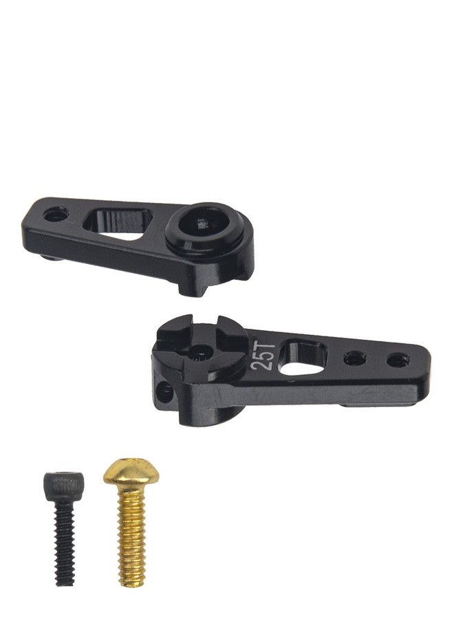 Vgoohobby 1 قطعة من Vgoohobby قرن سيرفو معدني 25T قابل للتعديل 25 سن لذراع توجيه السيرفو متوافق مع Axial SCX10 90046 Recat HSP Traxxas TRX-4 1/10 سيارة زاحفة RC طائرة قارب - Image 4