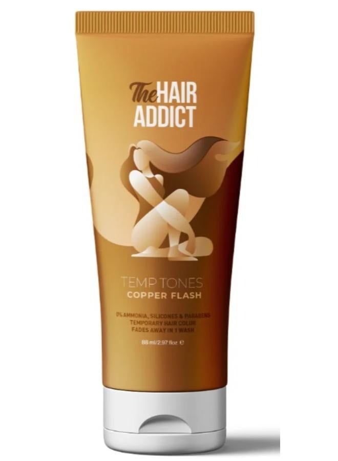 ذا هير أديكت تيمب تونز  كوبر فلاش  ملون مؤقت للشعر 88ملى