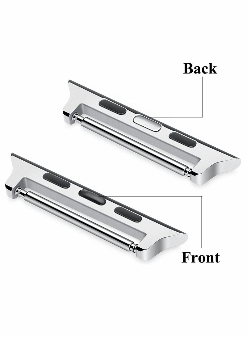 Y&D Watch Strap Connector Compatible with Apple Band Replacement Tool, Stainless Steel Adapter Replaceable Metal Connection , Three Colors (3 Pack) - Image 4