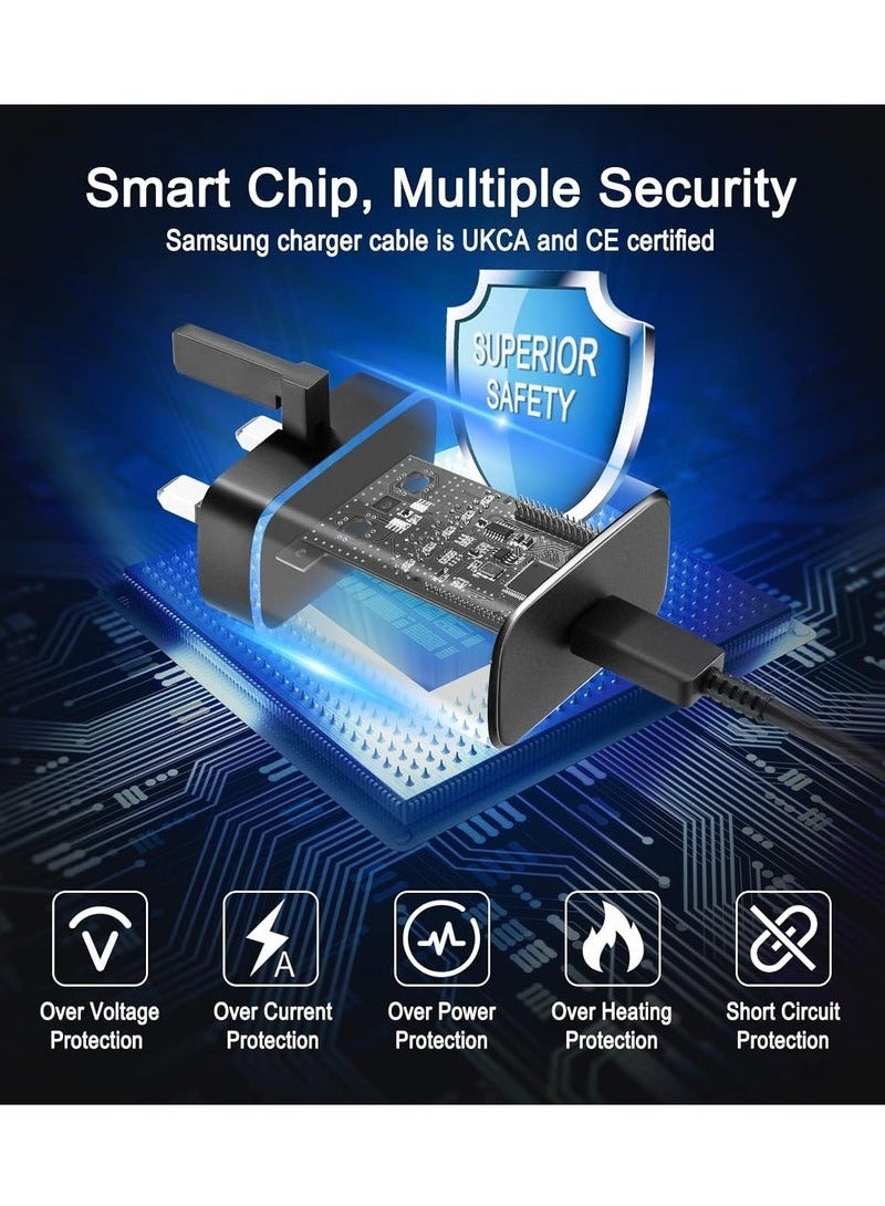 general 45W Super Fast Charger with Type-C Jack and USB-C Cable, 1.5m Fast Charging Wall Adapter, Compatible with S24 Ultra/S24 Plus/S23 FE/S24/S22/S21 S20, A54 A25 A15 A05S A53 A34 A23 5G, Z Fold 4 5/Z Fil - Image 5