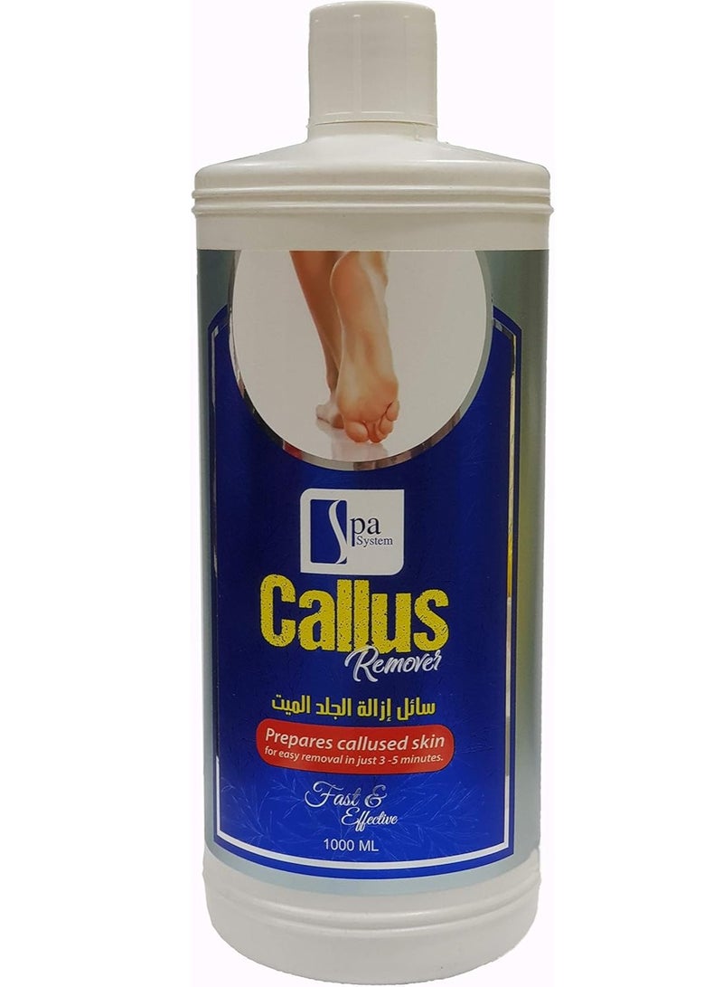 سبا سيستم سائل ازالة الجلد الميت من الاقدام 1000 مل،
