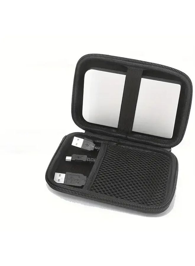 Black Durable EVA Hard Drive Pouch Portable Carry Case for Seagate 2 5 Inch Drives - Image 2