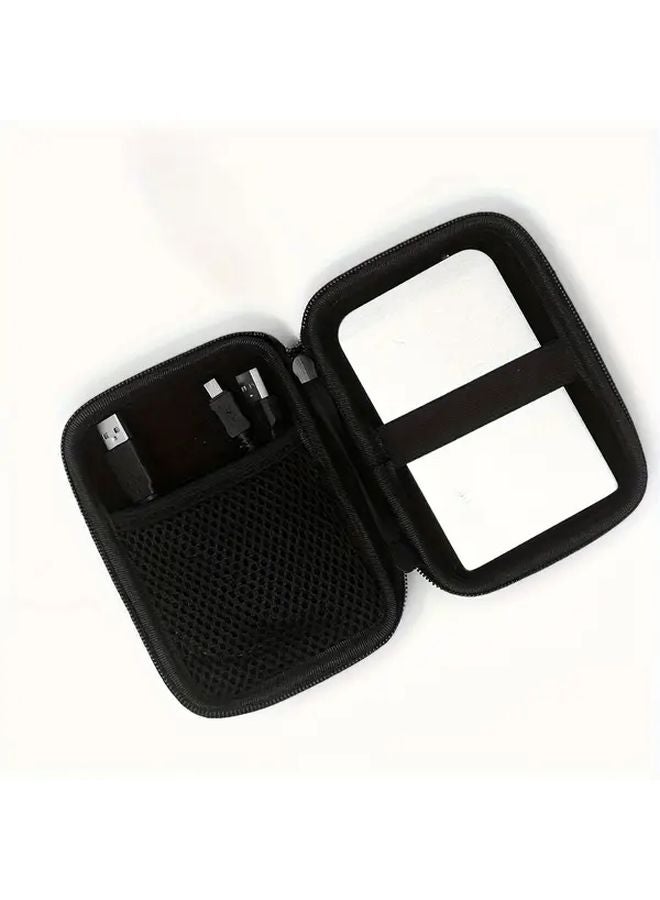 Black Durable EVA Hard Drive Pouch Portable Carry Case for Seagate 2 5 Inch Drives - Image 3