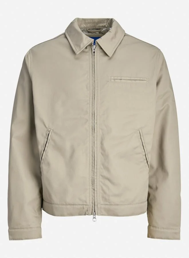 جاك اند جونز جاكيت عملي بجيوب بسحاب