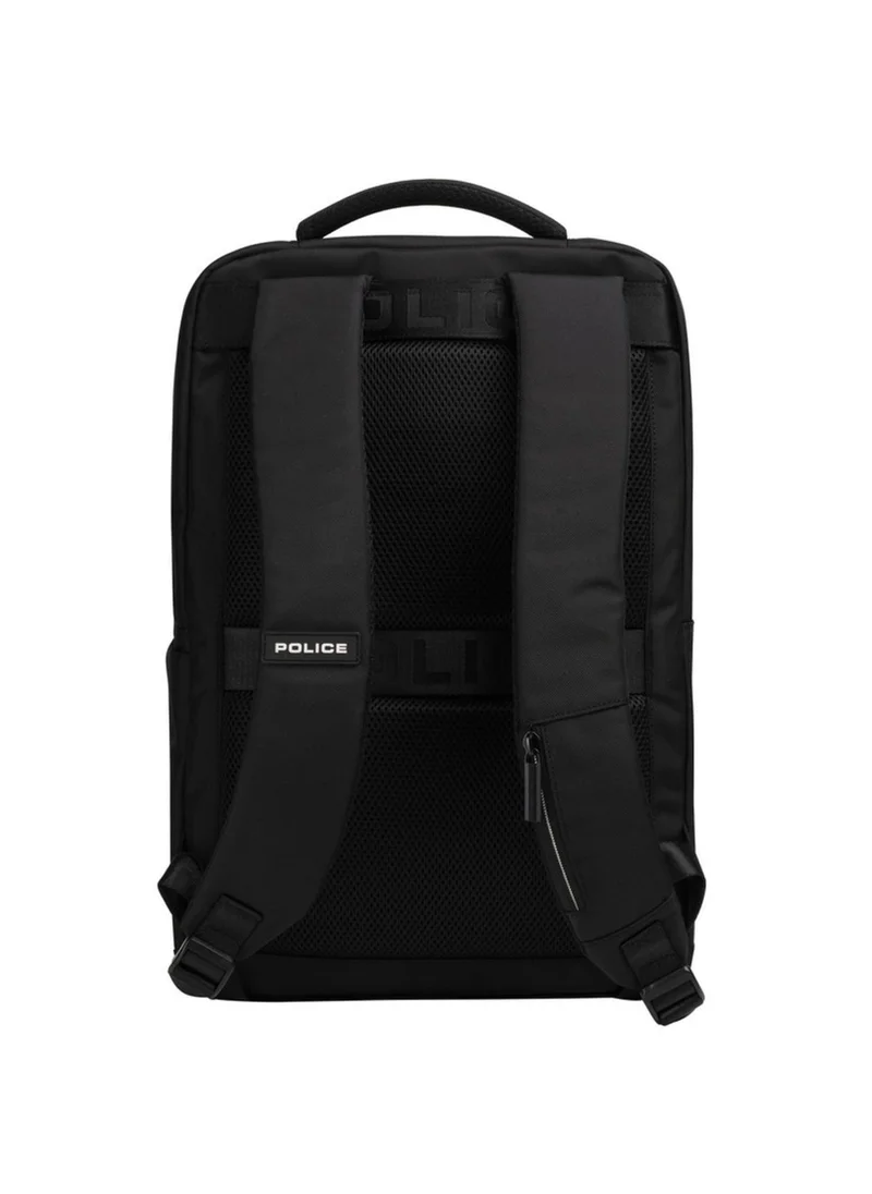 بوليس Police Men's Niel Business Executive Backpack with Refined Professional Design, Spacious Workday Organisation & Business Travel Utility – Black