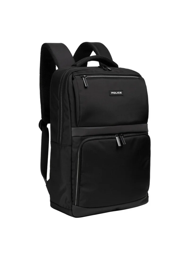 بوليس Police Men's Niel Business Executive Backpack with Refined Professional Design, Spacious Workday Organisation & Business Travel Utility – Black