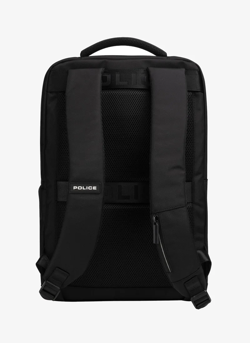 بوليس Police Men's Niel Business Executive Backpack with Refined Professional Design, Spacious Workday Organisation & Business Travel Utility – Black