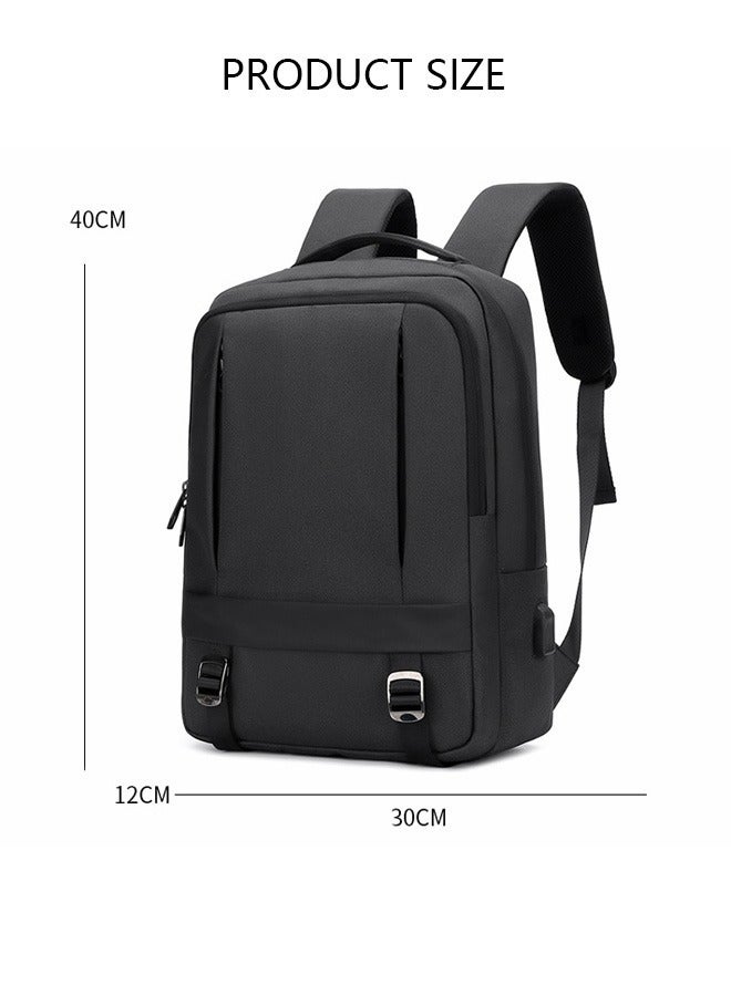 DUNISO Laptop Backpack, Travel Backpack for Men Women,  Business Anti Theft Computer Backpack with USB Charging Port, Waterproof College School Backpack, Lightweight Work Laptop Bag for Men & Women, Carry-on Backpack for Fits 15.6 Inch Notebook - Image 4