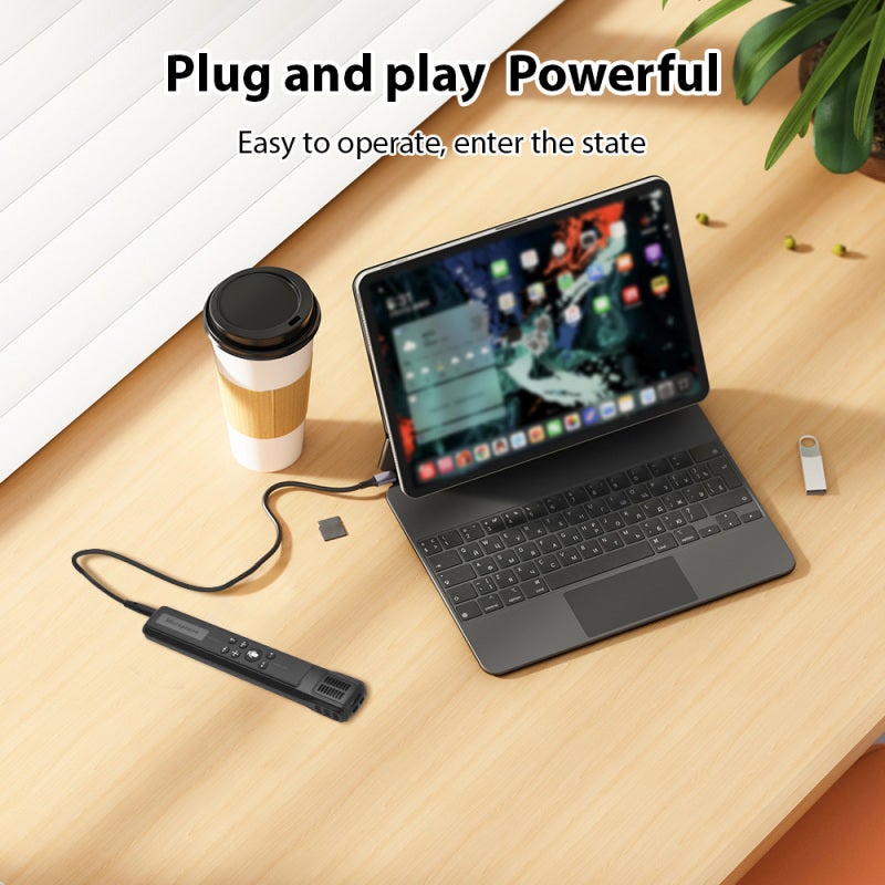 ميكروفون USB ميكروفون مكثف معدني مع وضع التشغيل الفوري (بلاغ وبلاي) ميكروفون تسجيل سطح المكتب لأجهزة الكمبيوتر للالعاب والمؤتمرات والفيديوهات والكاراوكي والتدفق والتذيع ب4 أوضاع قطبية اختيارية وضبط مستوى الصوت - Image 2