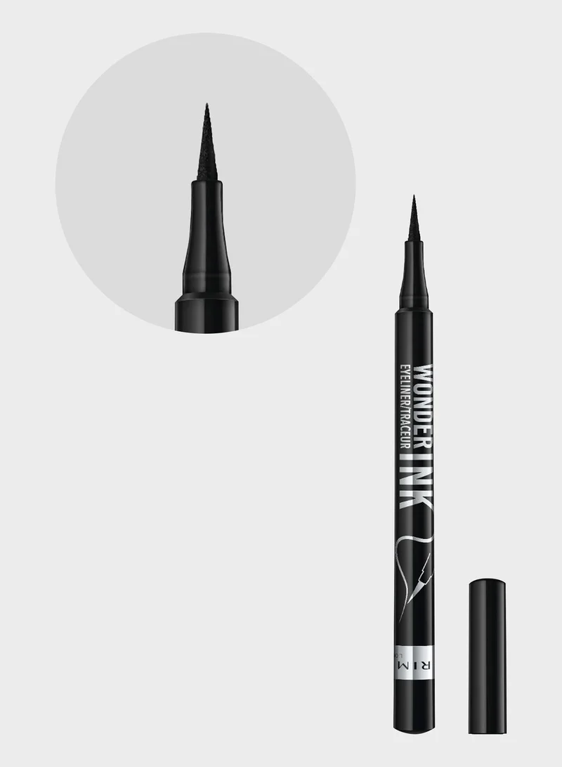RIMMEL LONDON Wonder’Ink Extreme Wear Waterproof Eyeliner - 001 - Black, 1ml