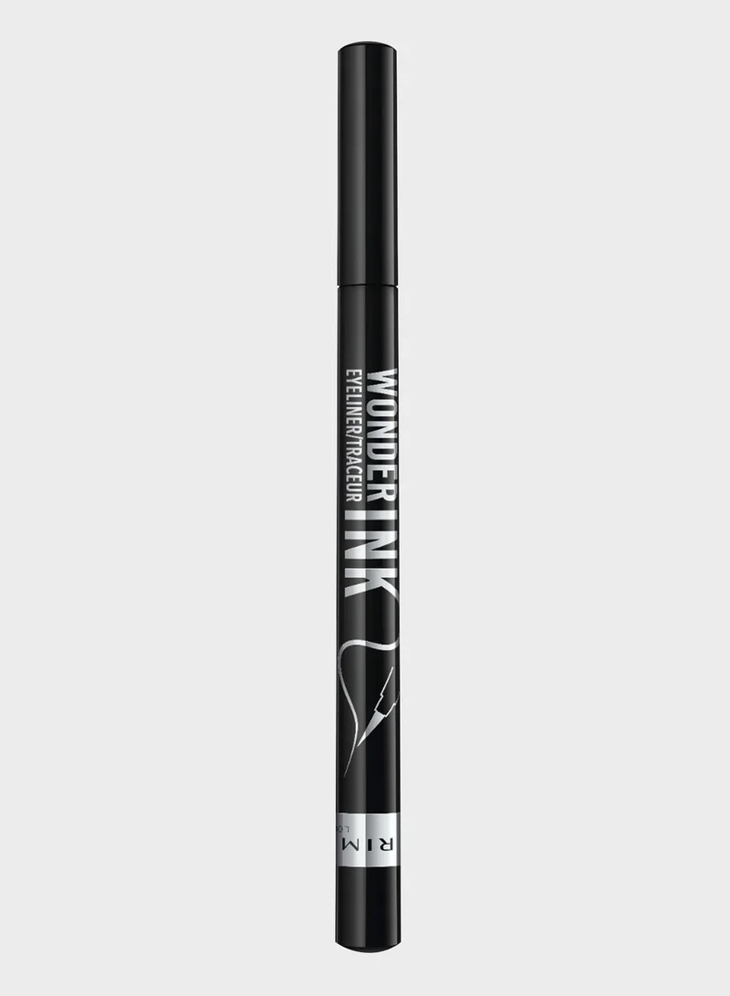RIMMEL LONDON Wonder’Ink Extreme Wear Waterproof Eyeliner - 001 - Black, 1ml
