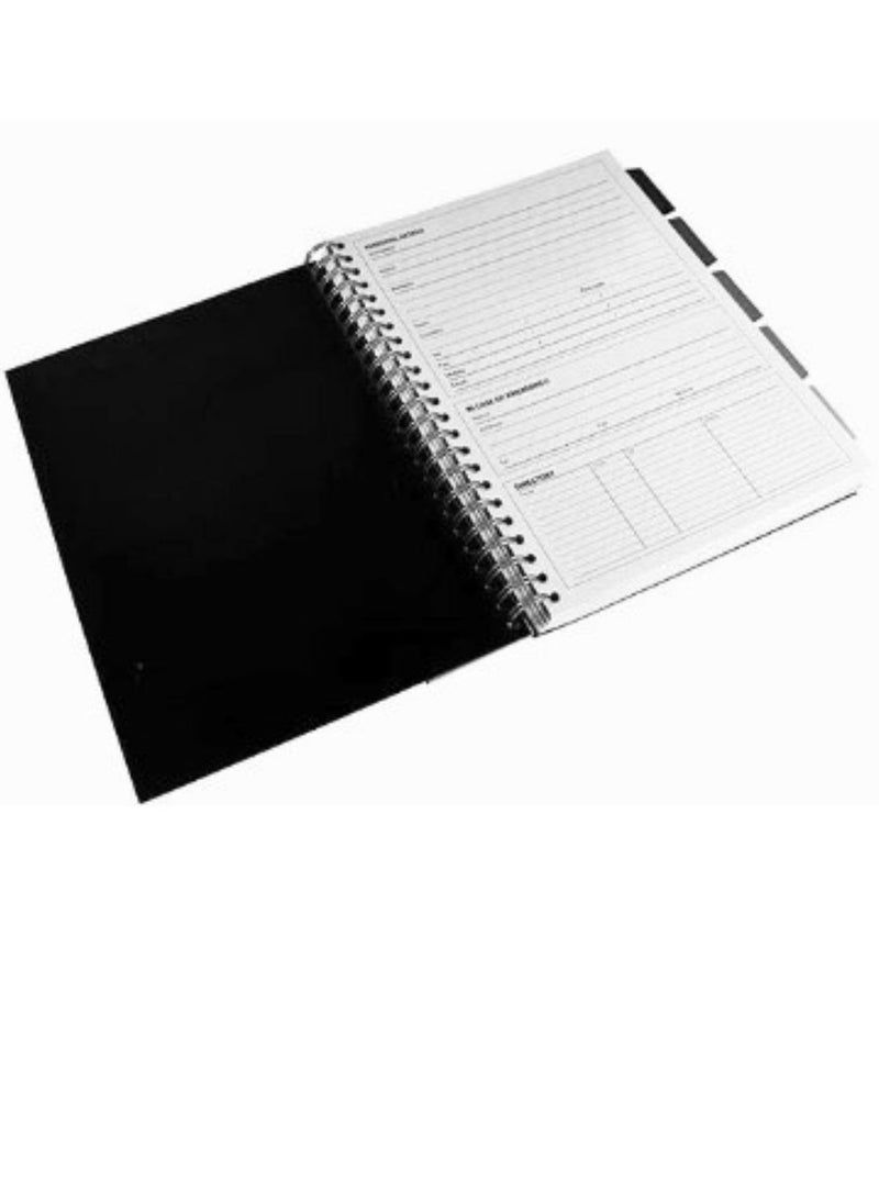 SUPER DEAL Project Book 80gsm 100Sheets 5pp Dividers Assorted Color  - Image 4