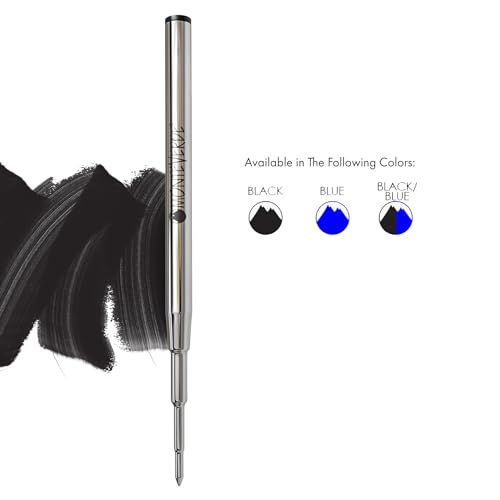 Monteverde USA Soft Roll Ballpoint Refill For Montblanc Pens - Black (2 Pack) (M142BK) - Image 2