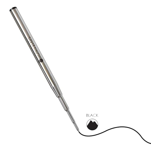 Monteverde USA Soft Roll Ballpoint Refill For Montblanc Pens - Black (2 Pack) (M142BK) - Image 4