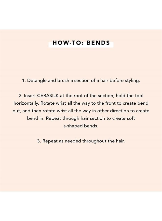 InStyler Cerasilk 1" White Ceramic Styling Iron - Smooth & Straighten Hair While Helping Protect from Damage - Beveled Edges for Crease-Free & Frizz-Free Styling - for All Hair Types - Image 5