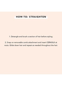InStyler Cerasilk 1" White Ceramic Styling Iron - Smooth & Straighten Hair While Helping Protect from Damage - Beveled Edges for Crease-Free & Frizz-Free Styling - for All Hair Types  - Image 4