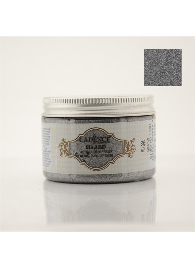 Cadence - 1841 Diamond Metallic Relief Paste Silver - Image 1