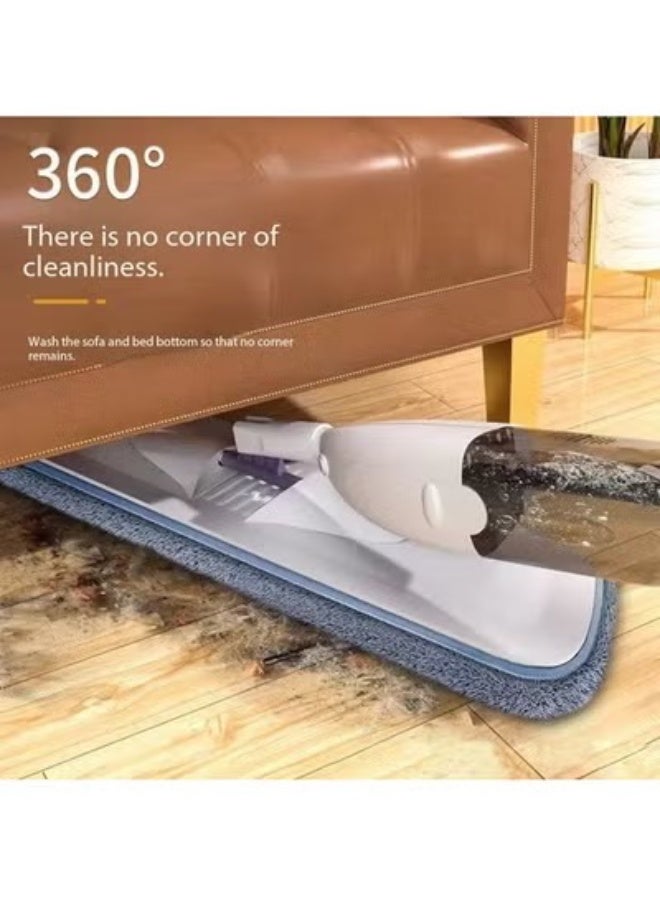 fashionhome New Spray Broom Set with Built-In Refillable Water Tank, Reusable Microfiber Strips for Wet and Dry Cleaning, 360° Rotating Head, Lightweight Floor Mop System for Home Kitchen, Tile, Hardwood, Laminate, and Multi-Surface Cleaning. - Image 4