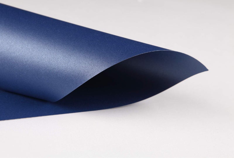 Bubbley Navy Blue Shimmer Paper - 100-Pack Metallic Cardstock Paper, 92 lb Cover, Double Sided, Printer Friendly - Perfect for Weddings, Birthdays, Craft Use, Letter Size Sheets, 8.5 x 11 Inches - Image 5