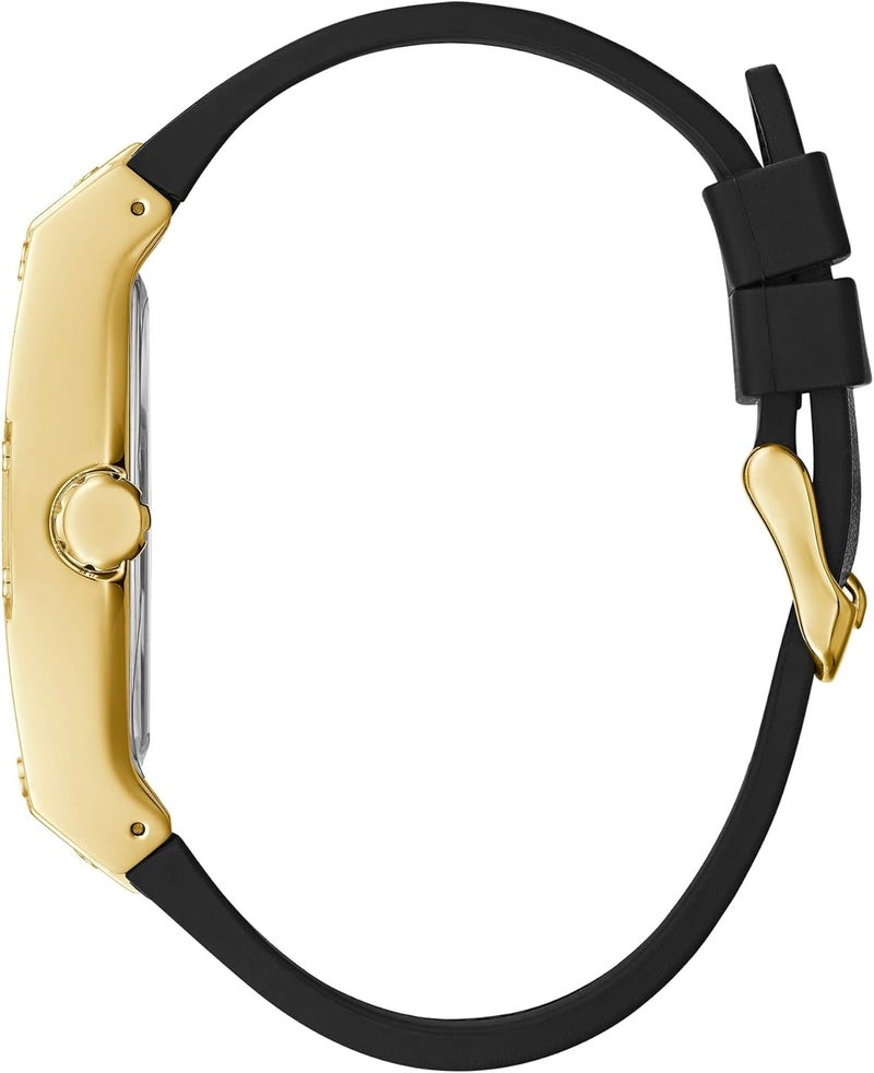 جس ساعة GUESS للرجال، علبة من الذهب الأصفر، كوارتز - Image 2