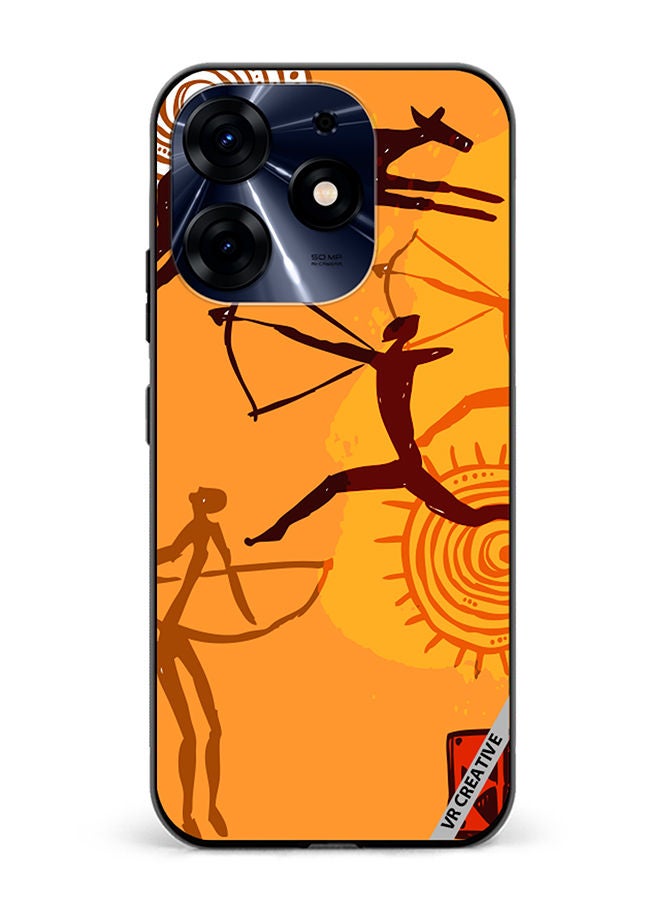 VR CREATIVE Protective Case Cover For Tecno Spark 10 Pro African Art Design Multicolour - Image 1