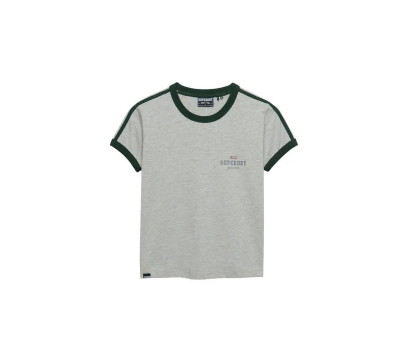 سوبر دراي Athletic Essentials Graphic Ringer T-Shirt
