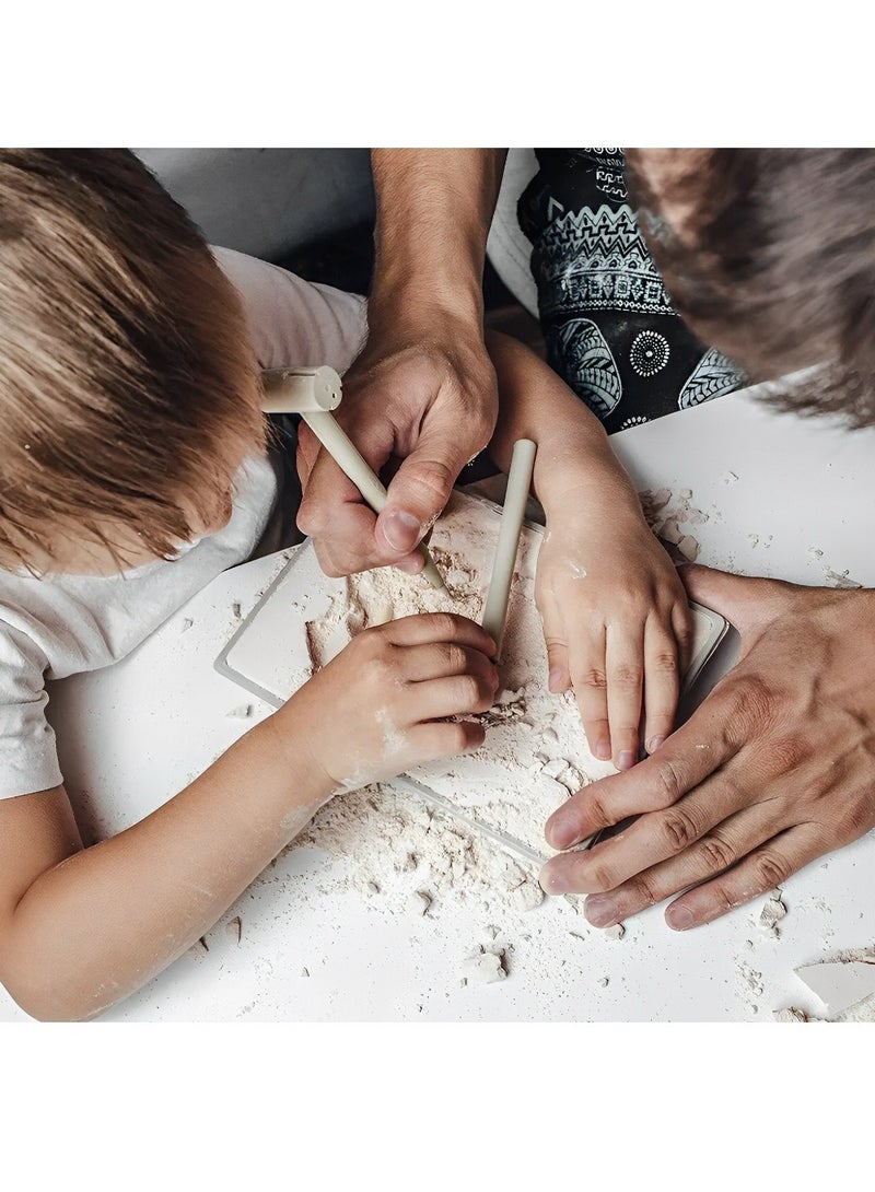 دي آر. ستيف هانترز مجموعة هيكل عظمي 3D Fossil - نموذج هيكل عظمي (كارنوتوروس) ، ألعاب تنقيب تعليمية واقعية وعلمية عالية الجودة للأطفال ، نسخة متماثلة بجودة المتحف ، ممتعة وهدية مذهلة - Image 5