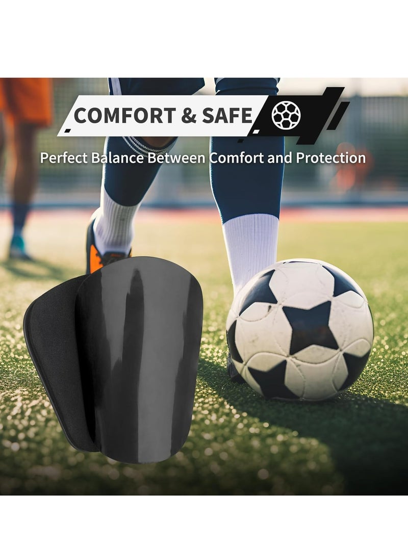 Oasisgalore Mini Soccer Shin Guards for Toddlers, Kids, Youth, Adults - Extra Small, Lightweight, Comfortable for All Ages and Genders  - Image 4