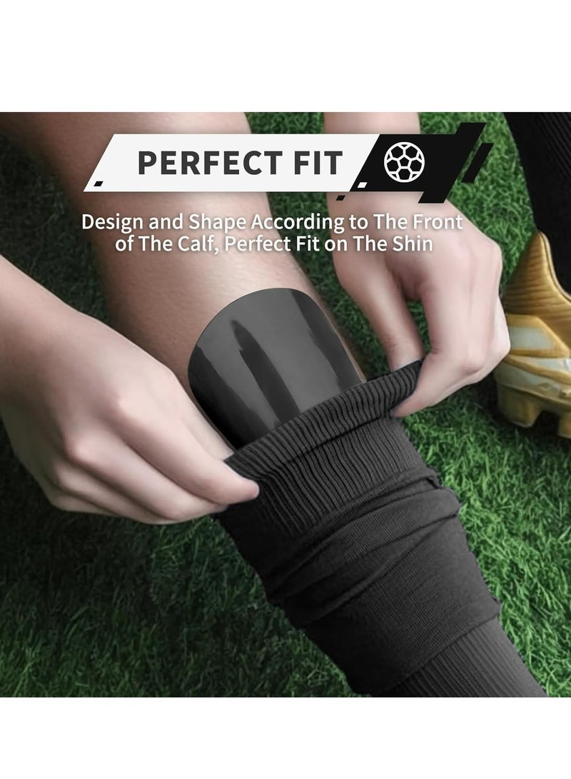 Oasisgalore Mini Soccer Shin Guards for Toddlers, Kids, Youth, Adults - Extra Small, Lightweight, Comfortable for All Ages and Genders  - Image 3