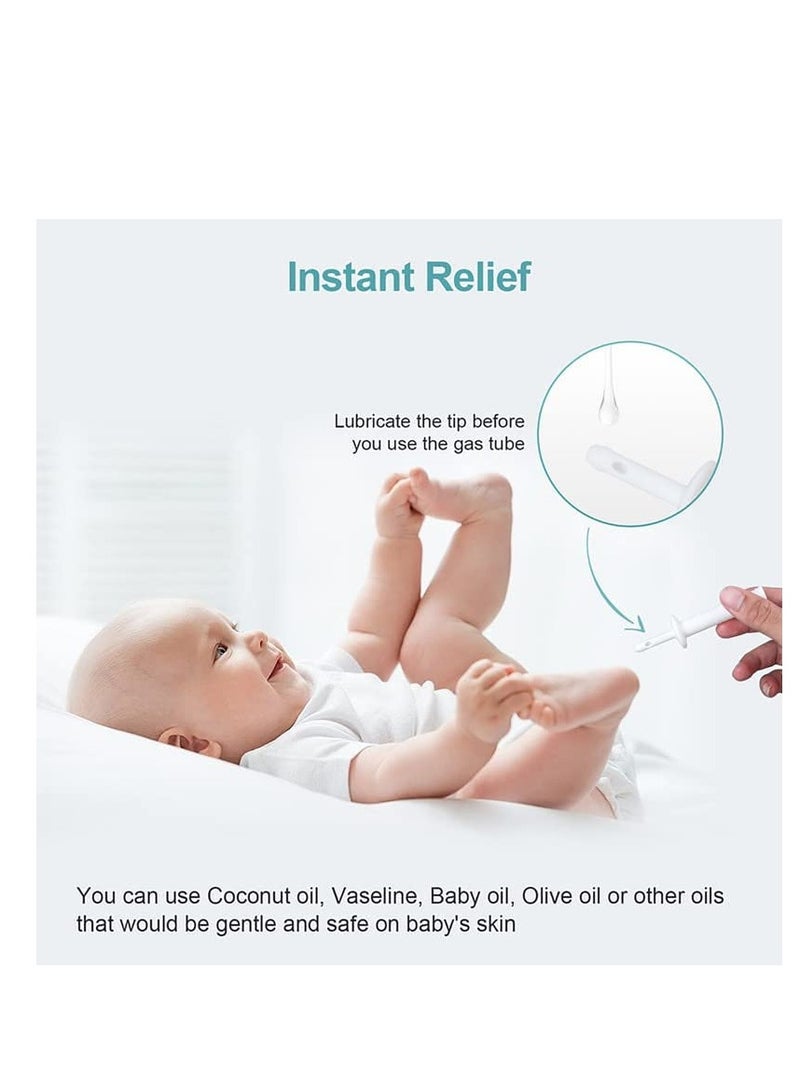Baby Gas Relief Natural Solution for Infant Constipation Ease Gas Colic Relief Tool for Baby Newborns Colic Relief Infant Gas Colic Reliever 12 Pcs - Image 3
